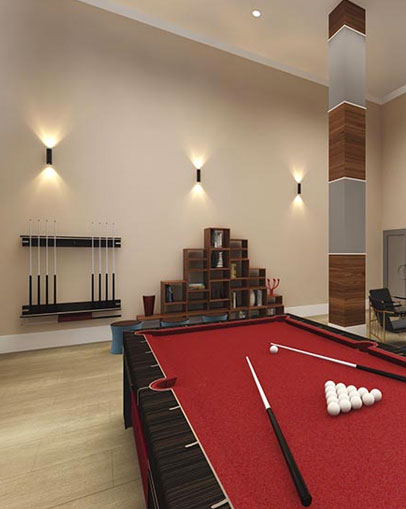 The Standard at college station Clubroom featuring a pool table