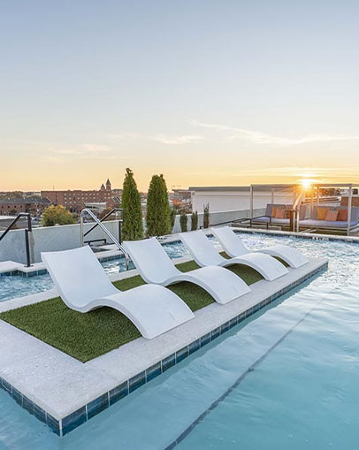 The Standard at Auburn Resort style pool