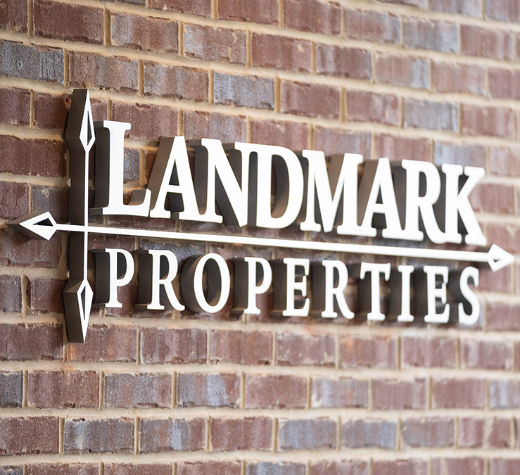 Landmark Properties Sign