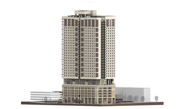 Rendering of building exterior 