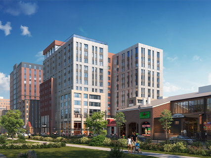 LIBERTY MUTUAL INVESTMENTS AND LANDMARK PROPERTIES FORM JOINT VENTURES TO DEVELOP STUDENT HOUSING