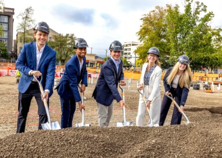 The Mark Eugene Breaks Ground, Donates $10K to Local Nonprofit